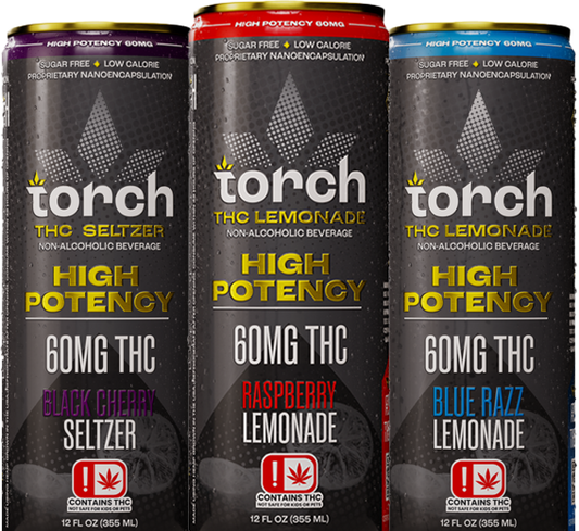 Torch - High Potency THC Seltzer (60mg, 12oz)