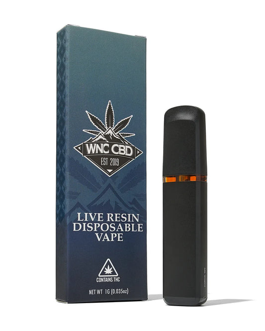 WNC Live Resin Disposable Vape -  Ice Cream Cake (Indica)